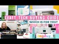 Craft Tech Buying Guide for Cricuts, Lasers, Printers, Presses, and More! (2025 update!)