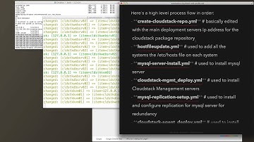 Automating Apache Cloudstack Deployments with Ansible