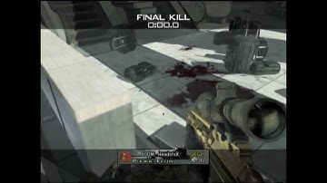MW3: 720 No Scope Trick Shot on Terminal!