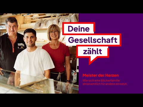 Meister der Herzen - Wie sich eine Bäckerfamilie ehrenamtlich für andere einsetzt.