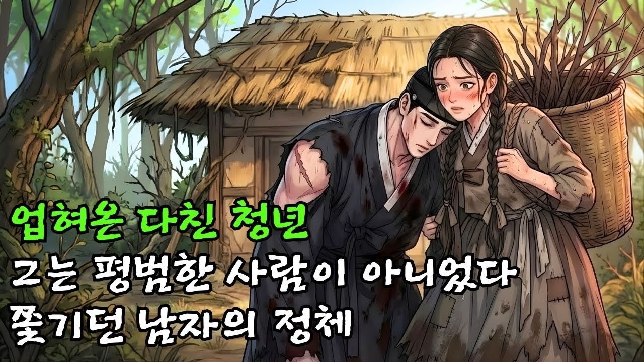 땔감을 줍던 소녀가 다친 청년을 업어 돌보다… 어깨의 흉터가 드러낸 추격당하던 장군의 정체, 훗날 그녀를 팔인교로 맞이하다. 야담ㅣ조선이야기ㅣ민담 ㅣ오디오북.
