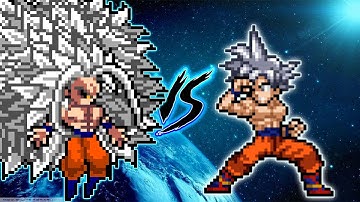 ⚔GOKU SSJ INFINITY ULTRA EGO OP VS GOKU MUI V3.5 OP IN JUMP FORCE MUGEN