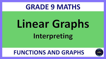 Grade 9 Maths Term 3 Lesson 17b   Interpreting Linear Graphs