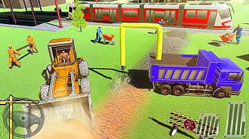 Railroad Building – Train Road Construction Games - Best Android GamePlay