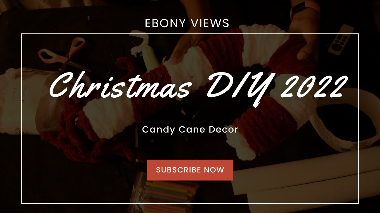 🌲 Candy Cane Decor | Simple Dollar Tree Pool Noodle DIY 🌲 - YouTube