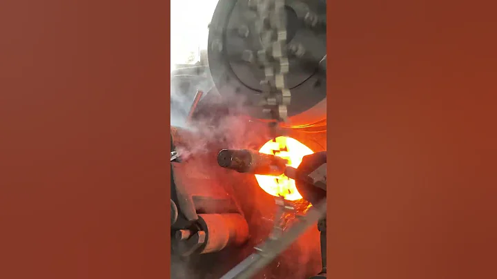 Inside the forging factory Watch Forging Workers Shape a Glowing Billet by Instinct #forging #forge