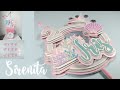 DISEÑO:  CAKE TOPPER  MERMAID EN SILHOUETTE PARTE 1