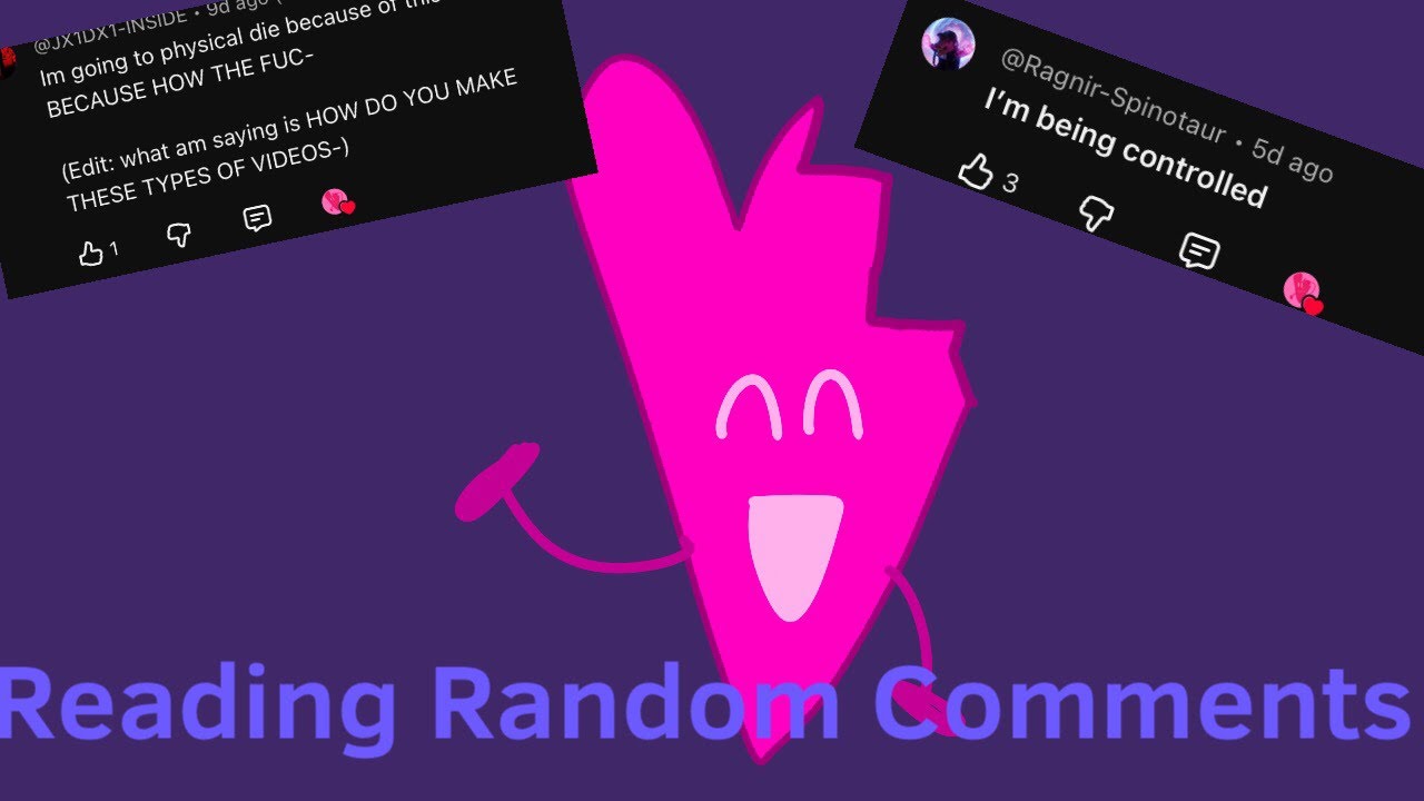 Random Vs Not Random Comments Reading Random Comments - YouTube