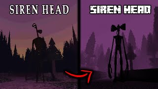 I Remade The Original Siren Head Game IN MINECRAFT...
