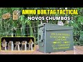 CHUMBINHOS TAG E AMMO BOX 30 M19A1   Apresentação e Muitos Chumbos !