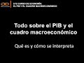 5/12 Todo sobre el PIB y el cuadro macroeconómico