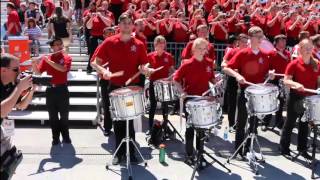 Ohio State athletic band halftime show at 2016 spring game