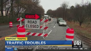 Detour causes traffic nightmare for NW Atlanta residents