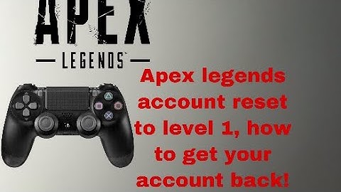 PlayStation apex accounts reset, information about what happened