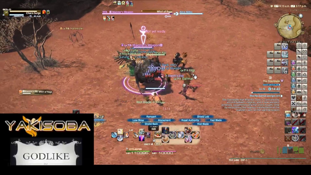 Ffxiv 5 0 The Elderblade F A T E Lv76 Youtube