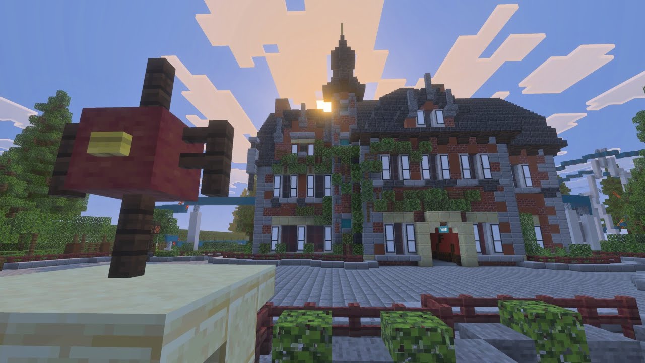 Anubis the ride: Plopsaland de Panne, minecraft rebuild (Onride) 🇧🇪