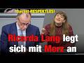Ricarda Lang schlägt Merz mit seinen eigenen Worten!