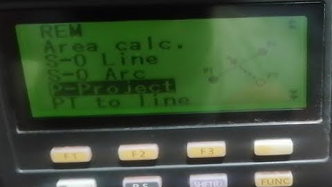 How to use point projection in Sokkia Total station Cx 105 Cx 103 Cx 107 Sokkia 510 Sokkia 610