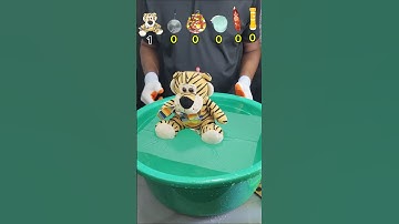 TRY TO GUESS HOW MANY TISSUE PAPER IT TOOKS! #asmr #satisfying #experiment #tissuepaper #water