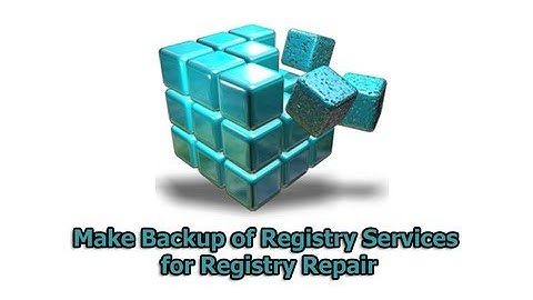 Make Backup of Registry Services for Registry Repair
