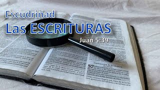 Escudriñad las Escrituras - Juan 5:39