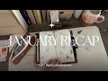 JANUARY RECAP // CHATTY PLANNER FLIP + MORE | PAPERTESS DESIGNS WEEKS
