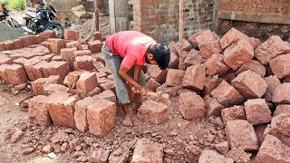 Cost of laterite stone cutting and placing of workers