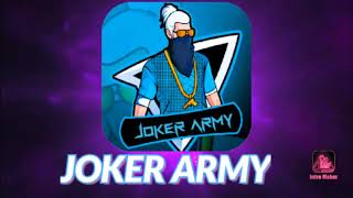 Joker Army Editing Video Intro