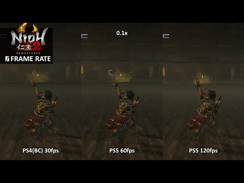 PS5 Frame Rate Test - Nioh 2 Remastered (Standard / 4K / 120fps | Ver 1.24)