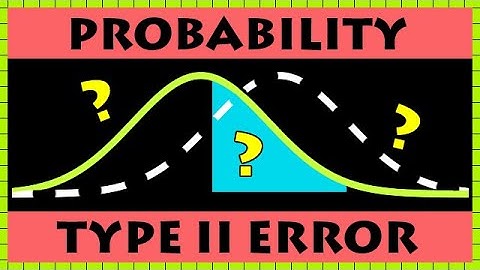What is the Probability of a Type 2 Error? ::: Hypothesis Testing