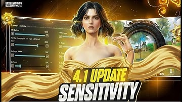 NEW UPDATE 4.1 !!🔥BEST SENSITIVITYCODE+CONTROL SETTINGS BGMI/PUBGMOBILE BGMI AFTER UPDATE 4.1