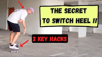 HOW TO SWITCH HEELFLIP! Pro hacks tutorial