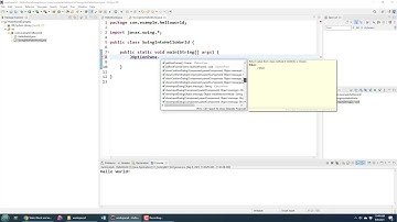 How to Create Java Hello World Examples in Eclipse