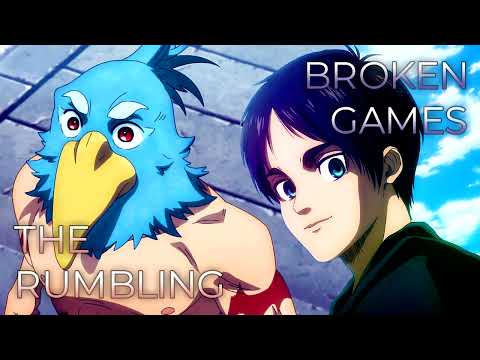Broken Games x The Rumbling | Mashup of Shangri-la Frontier, Attack on Titan: Season 4 [SiM x FZMZ]