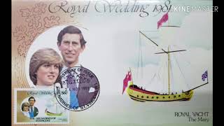 Wedding of Prince Charles and Lady Diana Spencer Post Card -1981