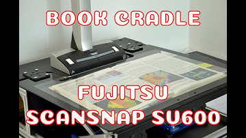 Fujitsu Scansnap SV600 - Cheap Book Scanner with special Book Cradle