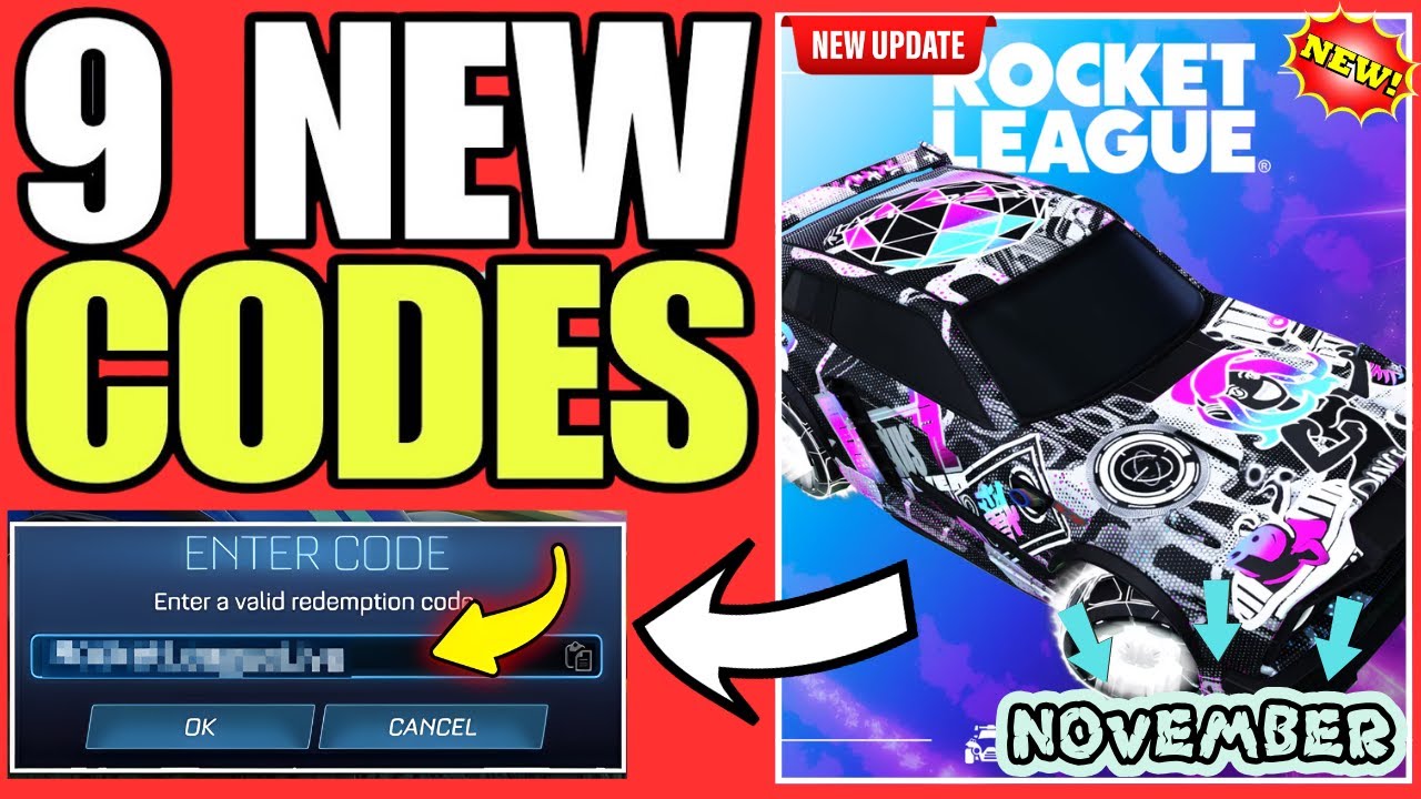 ROCKET LEAGUE CODES 2025 [NOVEMBER] ROCKET LEAGUE CODES | ROCKET LEAGUE ...