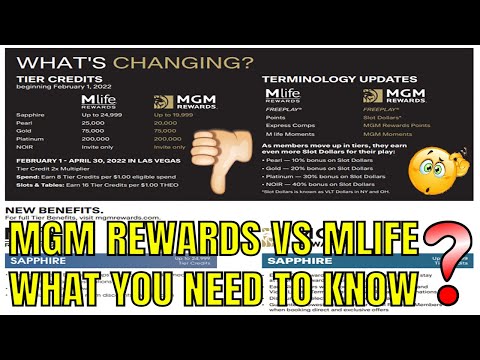 MGM Rewards vs Mlife (What you need to know)