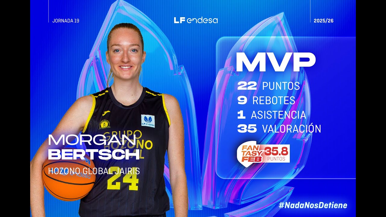 Morgan Bertsch, MVP de la jornada 19 de la LF Endesa