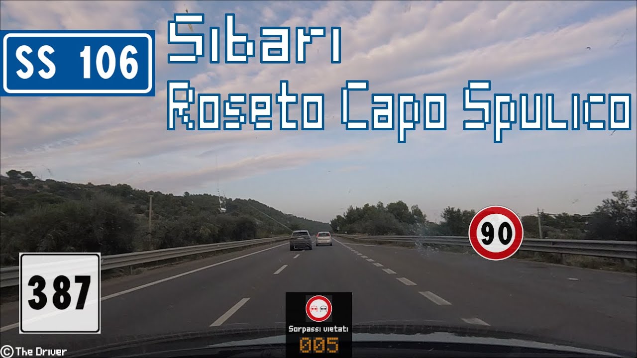 I - SS106 Jonica - Tratto in ammodernamento Sibari-Roseto Capo Spulico