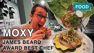 JAMES BEARD AWARD CHEF serves up a Farm to Table meal at Moxy in Portsmouth, New Hampshire