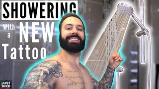 How to SHOWER with a  NEW TATTOO