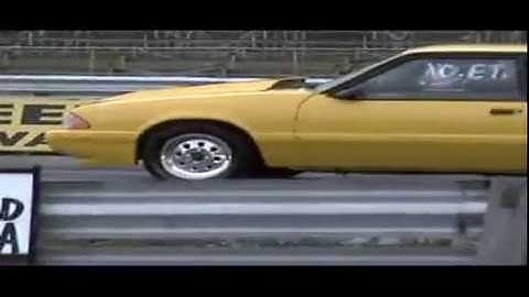 Pony Down - Yellow Notch Twin Turbo Mustang
