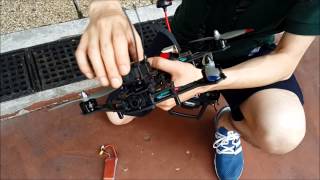 Inventor's Sparrow Racing Quad - Crash Test - 02 - Light Pole
