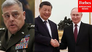 GOP Lawmaker Probes Gen. Milley Over 'Russia's Role In Assisting China's Strategic Nuclear Breakout'