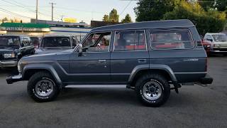 Toyota Landcruiser 60 VX 1987 HJ61 12H-T превью по русски.