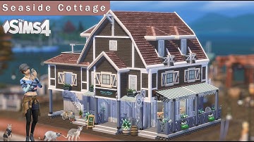 Seaside Cottage & Community Diner 🍴 noCC | THE SIMS 4 | Stop Motion Speed Build