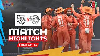 Full Match Highlights | Speenghar Tigers vs Amo Sharks | Match 13 | SCL T20 2026 | 301K