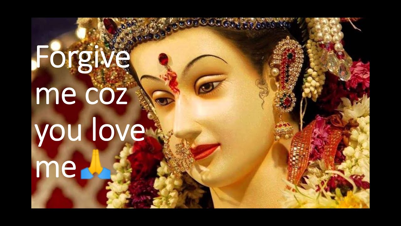 Shri Devi Durga Aparadh Kshamapan Stotram Hymn to Goddess Durga seeking forgiveness