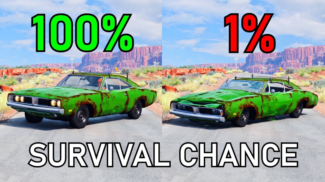 Realistic Survival Chance Crashes #75 | BeamNG.drive